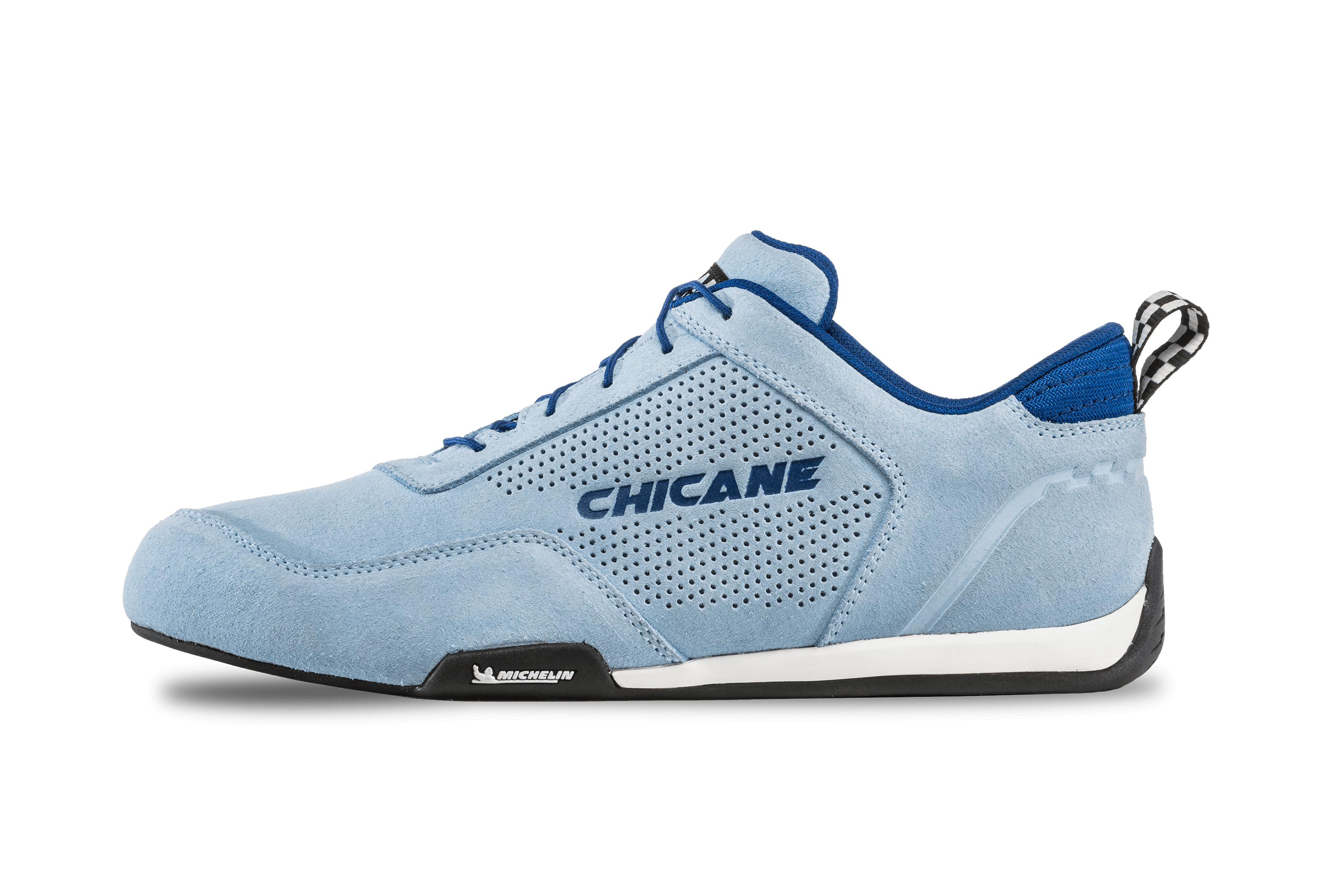 Blue racing shoes sales